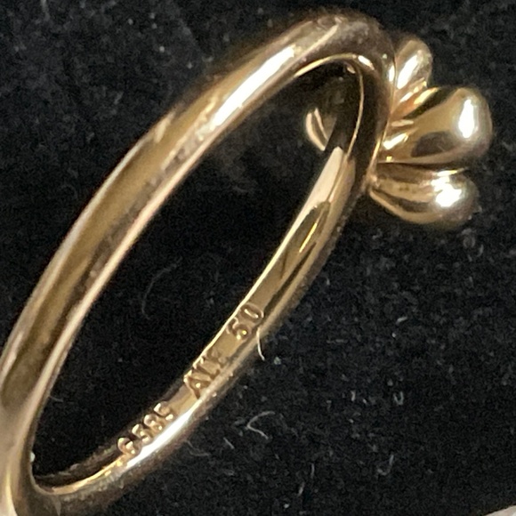 Pandora cherry blossom 14k solid gold ring - Picture 8 of 8